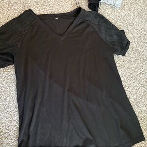 Amazon Black V-Neck Blouse